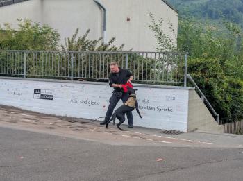 Schnüffeln, Stellen, Zubeißen – Polizeihund Percy im Einsatz