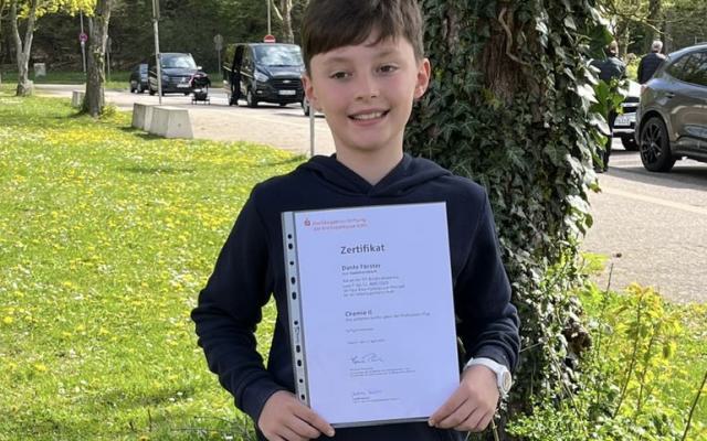 Dante besuchte in den Osterferien die Kinderakademie